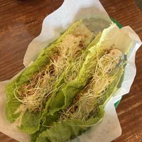 raw walnut tacos  at I-tal Garden in New Orleans