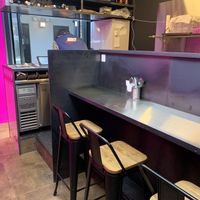 Counterseats and register at Bells in Tokyo