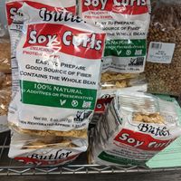 One of the only places in Bermuda that carries soy curls at Adventist Book Center - ABC Store in Hamilton