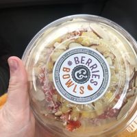 Spirulina sunrise bowl (without nutella) at Berries & Bowls in Gaithersburg