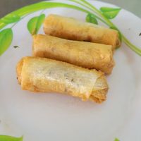 Home made delicious spring rolls at Tâm Nguyên Phúc Vegetarian in Da Nang