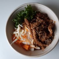 Vegan rice set at The Saigonese in Helsinki