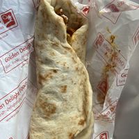 Vegan chicken naan wrap at Seavers Fish Chips & Kebabs in Rowley Regis