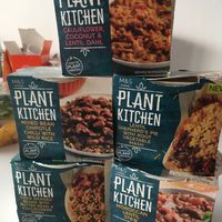 Plant kitchen  at M&S Food in Paris