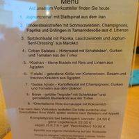 Karte am 3.7.23 at Karawane in Bonn