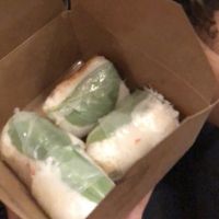 Vegan spring rolls   at AS220 Food in Providence