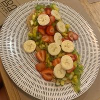 vegan pancakes  at Boa Beach in Valencia