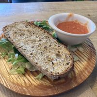 Tostada con tomate  at Boa Beach in Valencia