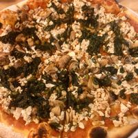 La Contadina Vegano w/o olives at Fire and Ice Pizzeria in Colombo