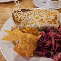 Burrito cubano was large! at South in Leavenworth