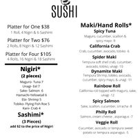 sushi at Rhody Roots in Warren