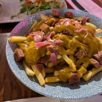 Katsu loaded fries at Slug & Lettuce in Portsmouth