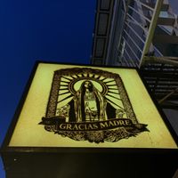 Their business sign :) at Gracias Madre in San Francisco