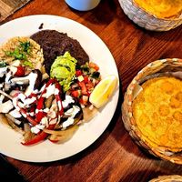 Fajita plate (comes with 3 tortillas) at Gracias Madre in San Francisco