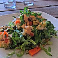 Tostada at Gracias Madre in San Francisco