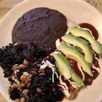 Enchiladas at Gracias Madre in San Francisco