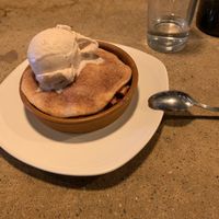 Apple dessert  at Gracias Madre in San Francisco