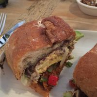 Tosta de Tempeh chorizo  at Gracias Madre in San Francisco