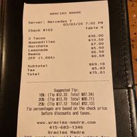 A side of beans was $7 😂 at Gracias Madre in San Francisco