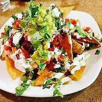 Happy hour nachos. at Gracias Madre in San Francisco