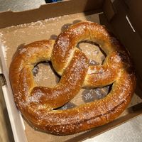 Vegan giant pretzel 🥨   at Boss Chick N Beer in Berea