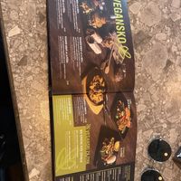 Clearly labeled vegan meals on their menu.  at Qulto - Slovenska in Maribor