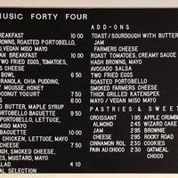 Vegan options at The Village Coffee & Music in Utrecht