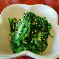 Wakame seaweed salad at Fubuki Sushi in Invermere