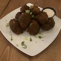 Vegan beer battered broccoli and ranch saucee  at Nepenthe Brewing Co in Baltimore