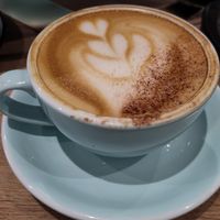 Oat milk cappuccino at Eden Cafe Clifton in Bristol