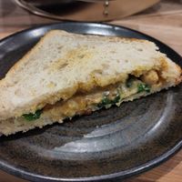 Coronation chickpea sandwich at Eden Cafe Clifton in Bristol