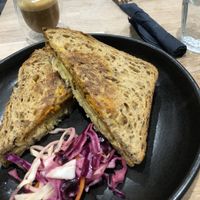 Vegan Ruben (a bit tiny but delicious)  at Eden Cafe Clifton in Bristol