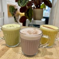 Lattes at Eden Cafe Clifton in Bristol