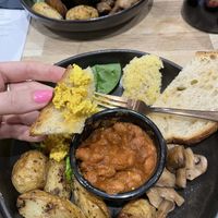 Scrambled tofu   at Eden Cafe Clifton in Bristol