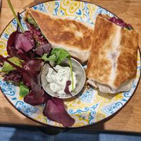 Doner wrap at Eden Cafe Clifton in Bristol