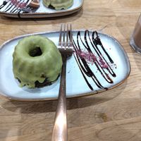 Matcha Bundt Cake at Eden Cafe Clifton in Bristol