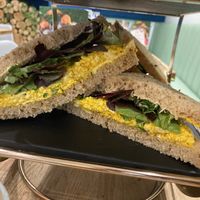 Sandwiches from afternoon tea at Eden Cafe Clifton in Bristol