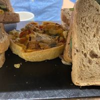 Quiche from afternoon tea at Eden Cafe Clifton in Bristol