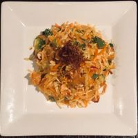 Veggie noodles at Burma Cafe in Daly City