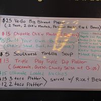 Taco Tuesday Menu at Pilot. Probably changes based on the day   at Ve-Go in Charlotte