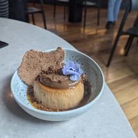Flan 👎 at Mudra in Buenos Aires