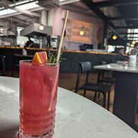 Pomelada (demasiado dulce, pide sin azúcar) at Mudra in Buenos Aires