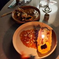 Postres minúsculos at Mudra in Buenos Aires