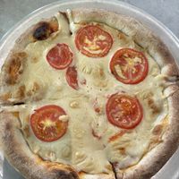 Vegan pizza   at Mudra in Buenos Aires