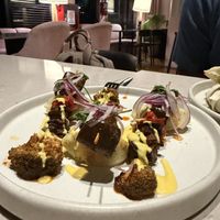 Veggie kabobs   at Mudra in Buenos Aires