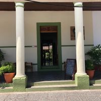 Front of cafe near Parque Central at Gaia Forest Cafe & Market in Granada