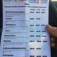 Take away menu at Feed Me Fully Loaded in Nottingham