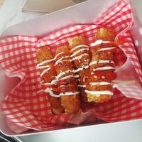Cheese sticks! at Feed Me Fully Loaded in Nottingham