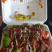 Kerbab fries at Feed Me Fully Loaded in Nottingham