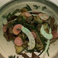 Best fake lamb I’ve had in years!  at Erpingham House in Brighton